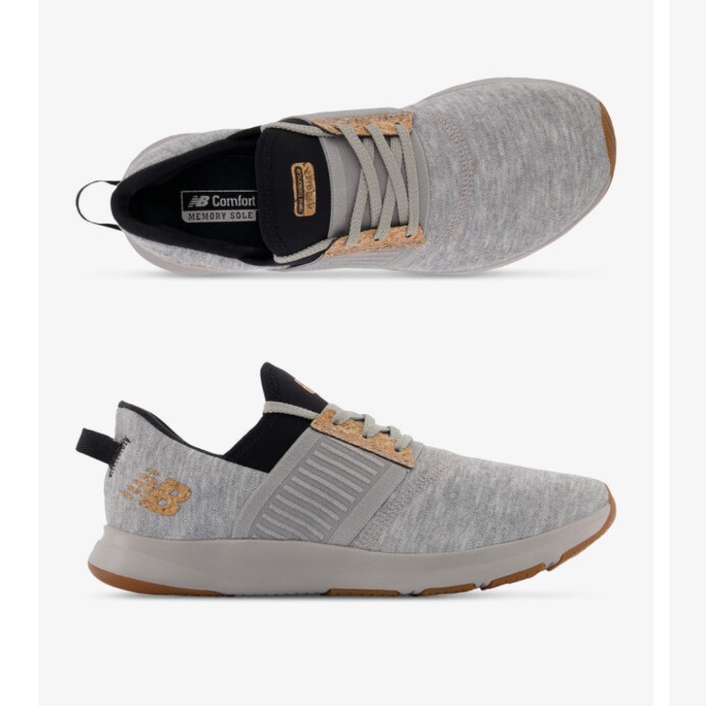 New Balance Women's DynaSoft Nergize v3 Grey/Black Athletic Lace Up Shoe